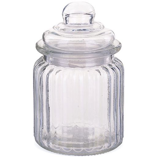 28085 Банка для сыпучих 250мл стекло LR (х48)