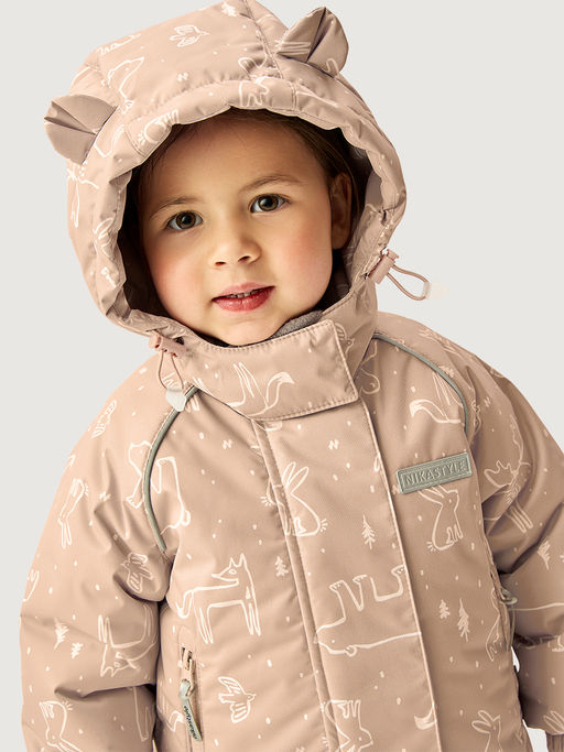 Костюм 7з0426 пудра/какао