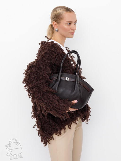 Сумка женская кожаная 2346-2Y coffee Polina&Eiterou в Новосибирске