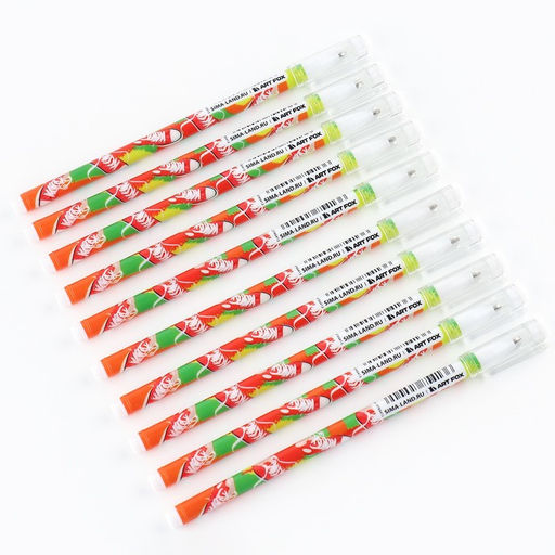 Цена за 10 шт. Ручка пластик шариковая, синяя паста, 0,5 мм Кеды - Artfox фото 3