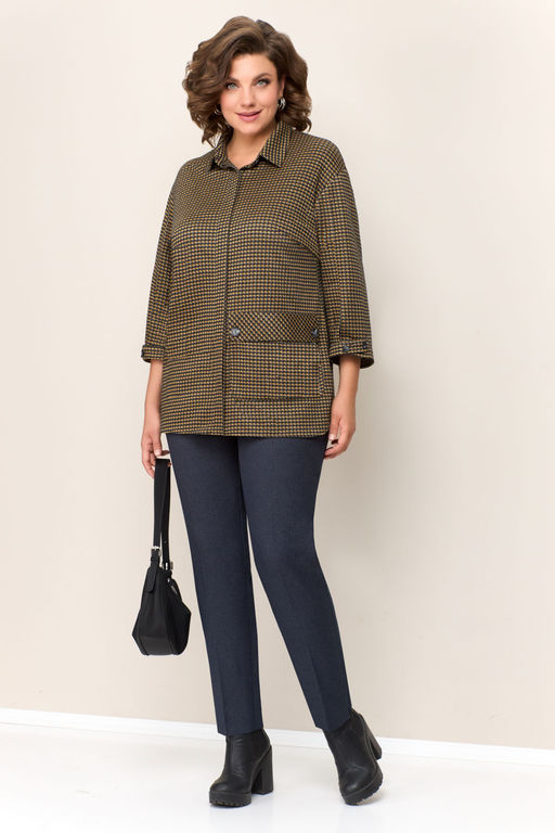 Костюм VOLNA 1310 горчично-графитовый  фото 3