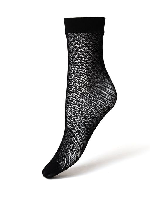 calz. RETE DIAGONALE носки! - nero - Minimi фото 2