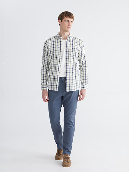 Regular Fit Ekose Erkek G?mlek