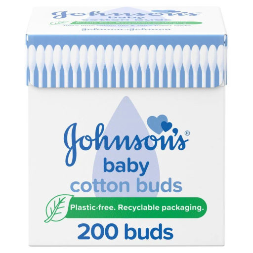 Ушные ватные палочки, 200 шт JOHNSONS'S BABY