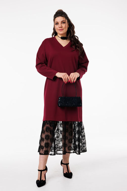 Платье ANELLI 1739 винный соблазн - Celentano фото 5