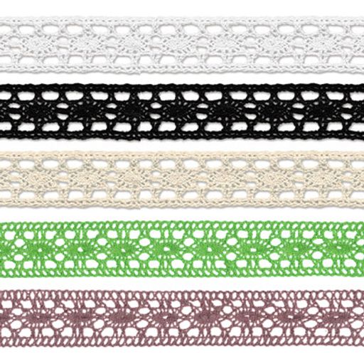 Gamma кружевная лента 18 - 20 мм HVK-27 в рулоне 22.8 м 0.5 СК/Распродажа
