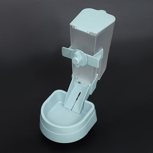 Кормушка для вольера 24 х 12 х 12 см, 2000 мл, голубая - Пижон фото 3