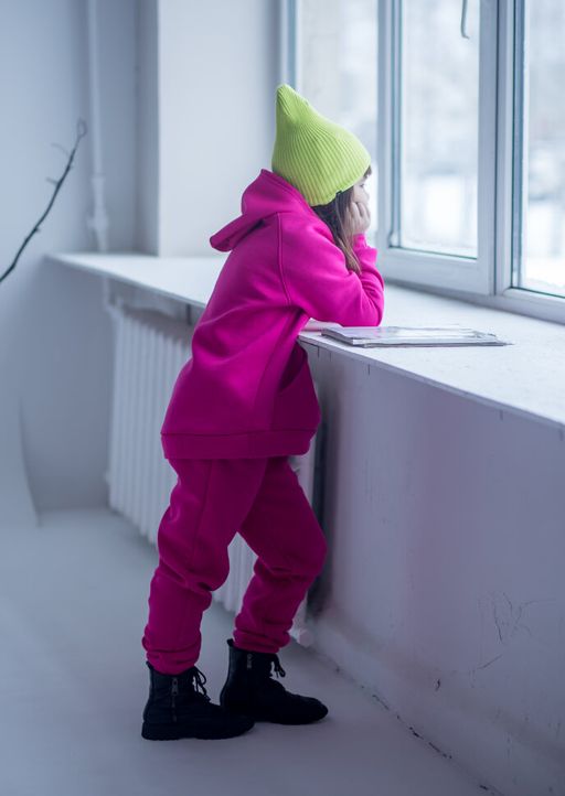 Детский костюм утепленный Футер 3х нитка С НАЧЁСОМ - Knitka wear фото 11