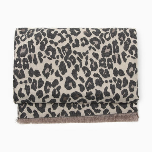 Палантин женский MIST Leo, серый, размер 68×190 см