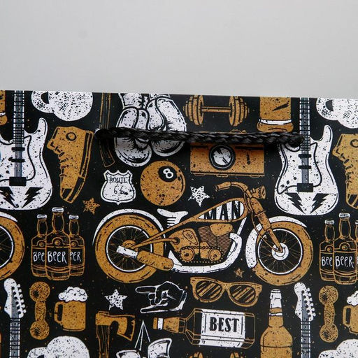 Пакет ламинированный горизонтальный For the best man, S 15 12 5.5 см - Дарите счастье фото 3