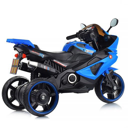 Детский электромотоцикл ROCKET "Байк",1 мотор 20 ВТ,синий