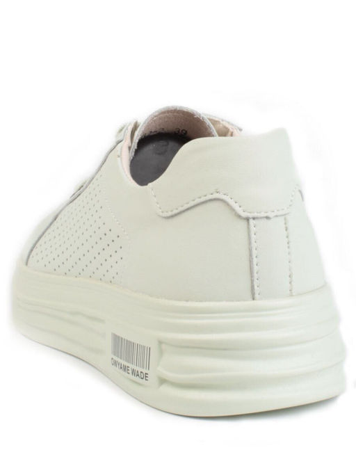 05-PDD162-2 LT. GREEN Кроссовки женские (натуральная кожа)