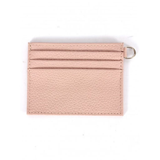 Визитница-кардхолдер Croco-ВК-215 н/к, 1отд, 3карм, розовый флотер (114) 263555