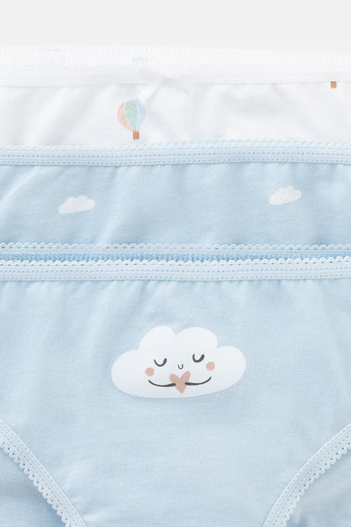 Crockid _ К 1931-3уп/голубое стекло,белый,воздушные шары трусы для дев  фото 2