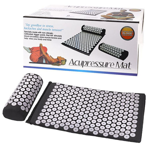 Акупунктурный -коврик для снятия стресса напряжения Acupressure Mat 65/40 - Family фото 2