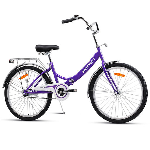 Велосипед 24" Rocket City Fold 24, цвет фиолетовый, размер 16"