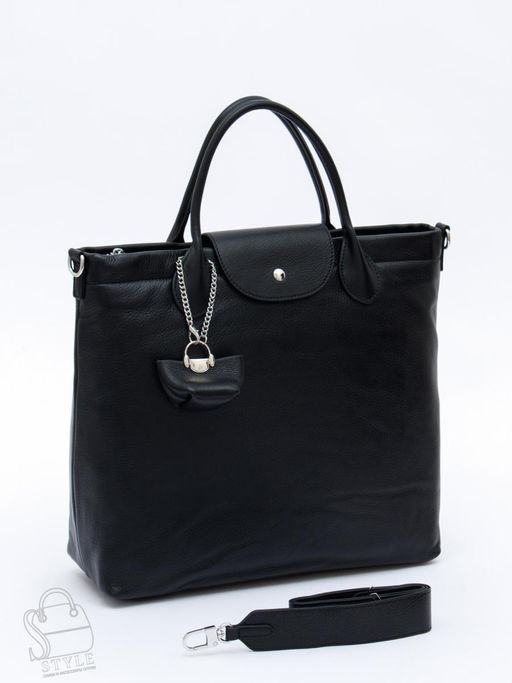 Сумка женская кожаная 1006LP black Polina&Eiterou в Новосибирске