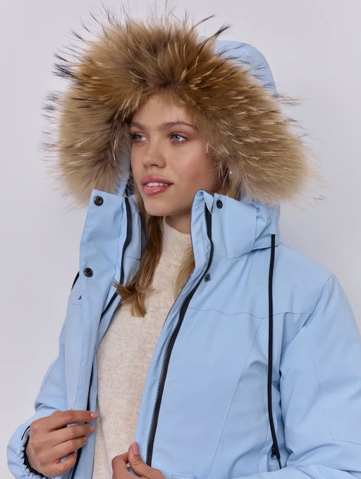 T3442-5 Куртка зимняя парка с капюшоном удлиненная - Strobbs фото 17