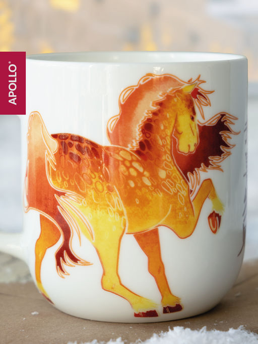 Кружка APOLLO genio Stallone Basalto 600 мл оранжевый  фото 2