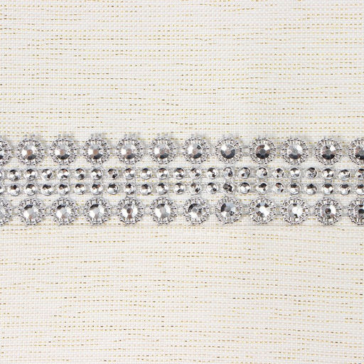 Дорожка Этель со стразами, 50 х 100 5 см, цвет молочный, п/э  фото 7