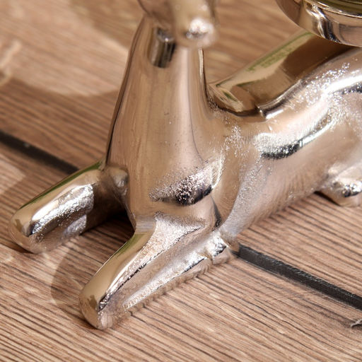 Подсвечник «Оленёнок», 15×6×11 см, алюминий