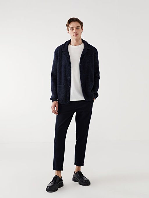 Standart Kal?p ?al Yaka Erkek Triko H?rka