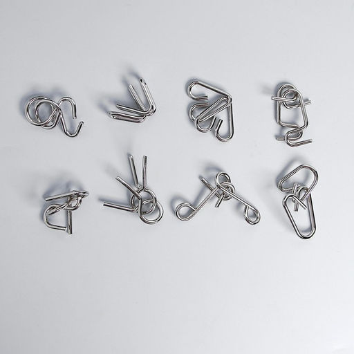 Металлические головоломки «Военная техника», 8 шт.