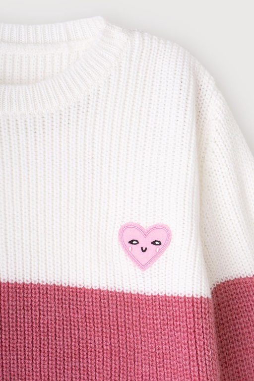 Crockid _ КВ 30120/ш/брусника,серый джемпер для дев фото 5