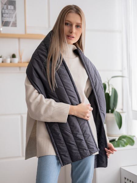 Шарф темно-серый - Yollochka фото 4