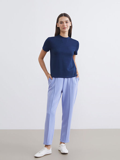 Dik Yaka Soft Touch Kad?n Ti??rt