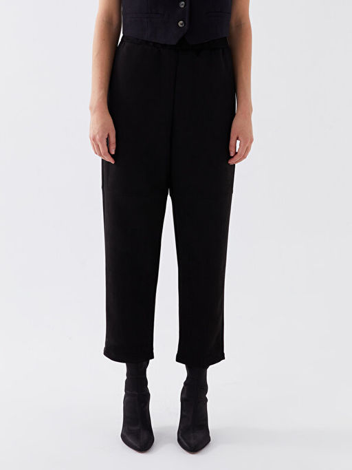 Beli Lastikli Rahat Kal?p Kad?n Pantolon