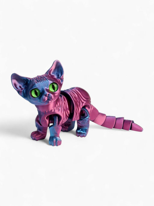 3Д - печатная игрушка «Котёнок», подвижная, цвет МИКС - Simaland фото 14