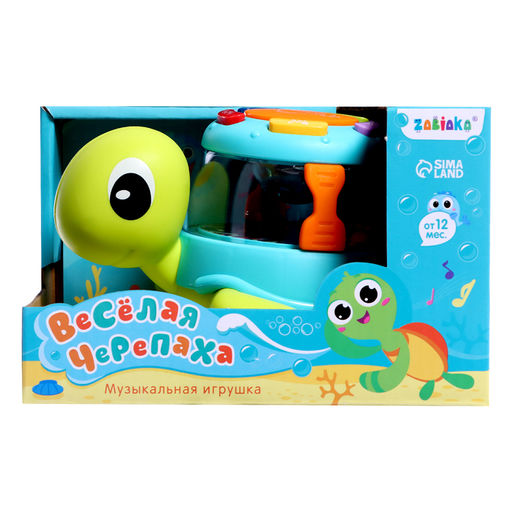 Музыкальная игрушка Весёлая черепаха, звук, свет - Zabiaka фото 9