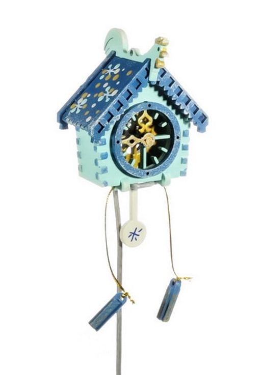 Новогоднее украшение для елки - Часы с маятником 56GG64-25804 Blue Roof - Idh фото 5