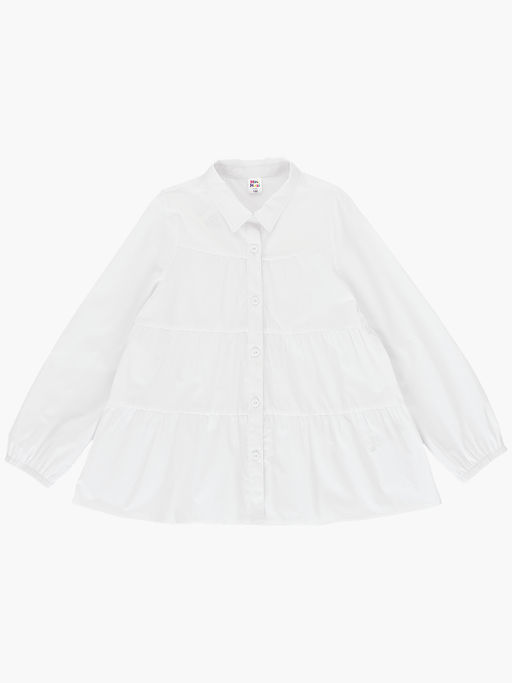 Рубашка для девочки подросткам школьная форма UD 7816 белый - Mini maxi фото 2