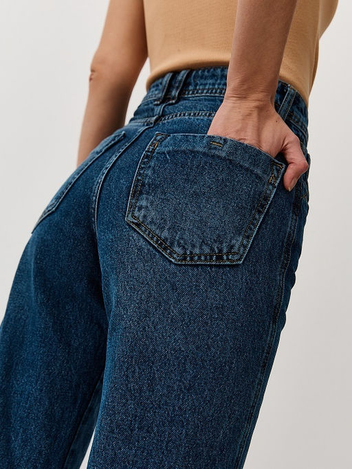 Прямые джинсы с высокой посадкой - TO BE ONE фото 10