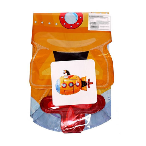 Цена за 3 шт. Воздушный шар фольгированный 14" «Подводная лодка», фигура