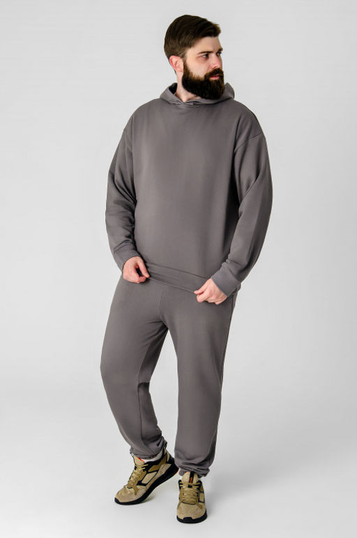 Арт. 651-01/1 Костюм с брюками мужской 48-58 (6 шт) Цвет:серый