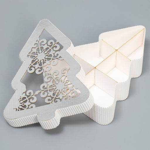 Коробка новогодняя подарочная «Ёлка», 23×13×5 см