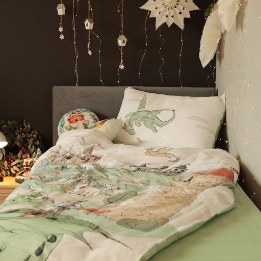 Постельное бельё 1.5-спальное «Этель» Dragon kingdom, бязь