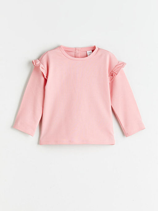 Basic K?z ?ocuk Sweatshirt ve E?ofman Alt 2li