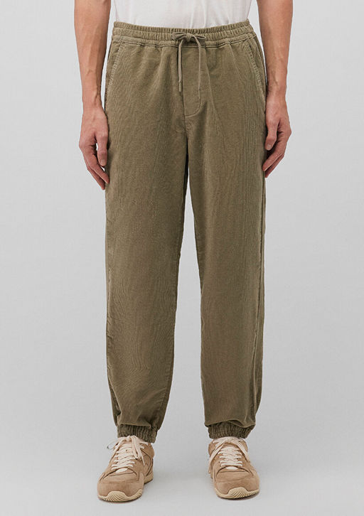 Haki Kadife Pantolon - Mavi фото 3