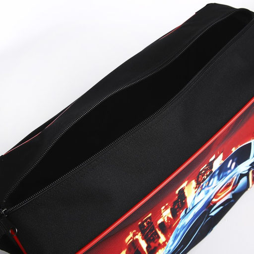 Сумка детская спортивная для мальчика «Крутая тачка», 40×24×21, отдел на молнии, чёрный