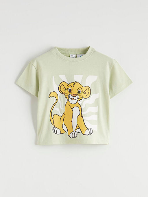 Aslan Kral Bask?l? Erkek Bebek Penye Ti??rt