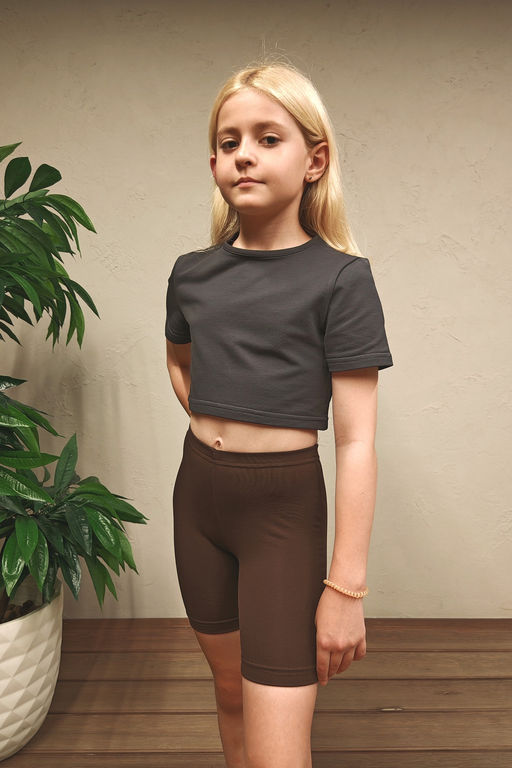 83908/1 футболка укороченная детская