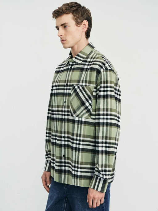 Фланелевая рубашка relax fit / Zarina