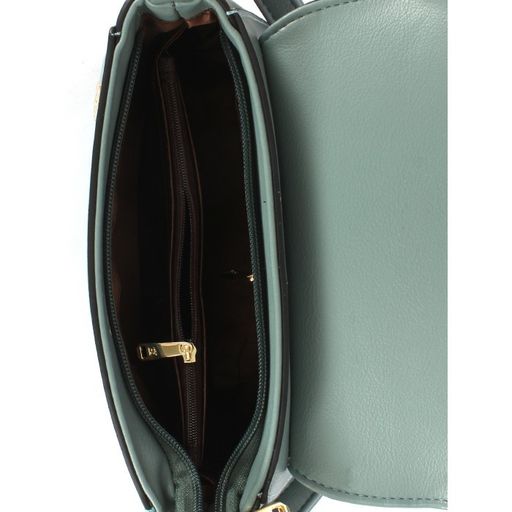 Сумка женская искусственная кожа YDR-2423, 1отд+карм/пер, плечевой ремень, зеленый SALE 253883 - Adelia фото 3