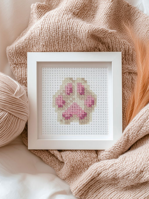 Klart набор для вышивания 12-052 Лапка 7.5 х 7 см