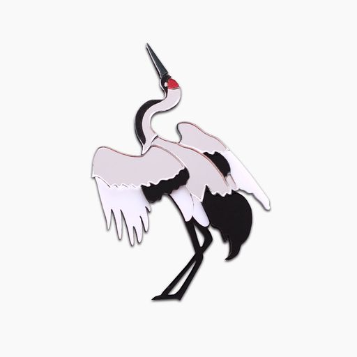 Брошь Аист - Orgalica фото 2