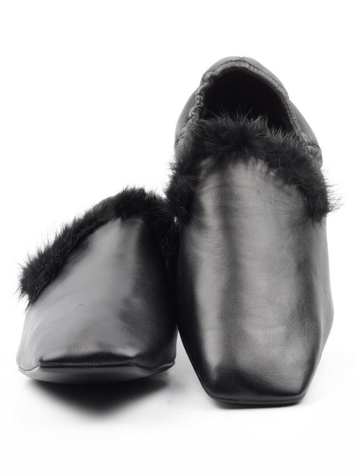 03-N18120S-2 BLACK Полуботинки женские (натуральная кожа)